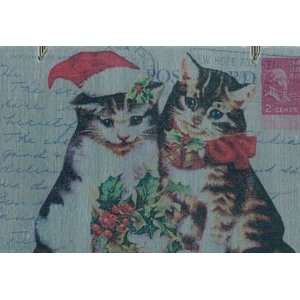  Vintage Holiday Cats Holiday Ornament