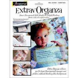 Extrav Organza Silk Sheets (Pack of 5)  