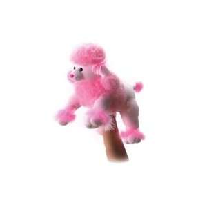   the Plush Pink Poodle Full Body Dog Puppet By Aurora: Toys & Games
