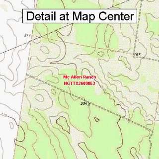   Map   Mc Allen Ranch, Texas (Folded/Waterproof)