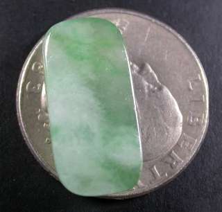   Natural A Jade jadeite Saddle Ring ** It need install by Goldsmith