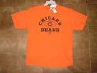 Chicago Bears Orange Retro Football T Shirt Extra Large XL NFL Team 