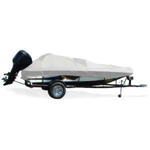   Boat Cover for Angled Transom Bass Fishing Boats with Outboard Motors