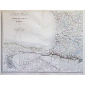  Dufour Map of France   SW (1863)