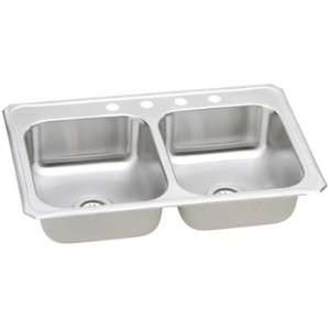  Collection CR33225 33 Top Mount Double Bowl Stainless Steel 