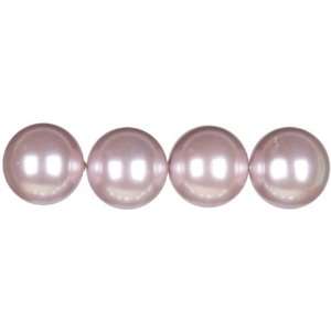  Cousin Symbolize Glass Beads 14mm 13/Pkg Pink Pearls 