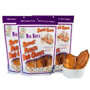   : Sweet Potato Dog Chewz   3 Pack  Value Pack Big Boyz: Pet Supplies