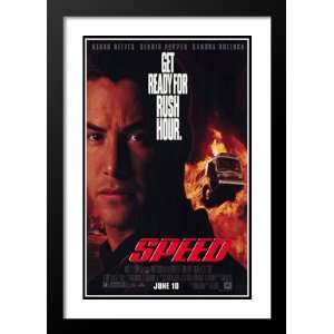  Speed 20x26 Framed and Double Matted Movie Poster   Style 