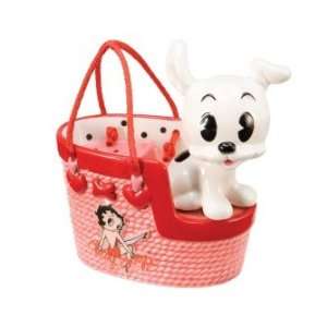 Betty Boop Pudgy Dog Handbag Salt And Pepper Set: Kitchen 