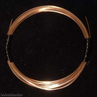 10 FT Jewelers Copper for wire wrapping, Round 16G DS  