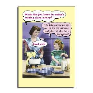  Microwave   Damn Funny TalkBubbles Mothers Day Greeting Card Office