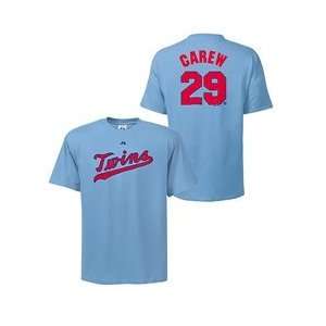  Minnesota Twins Rod Carew Cooperstown Name & Number T 