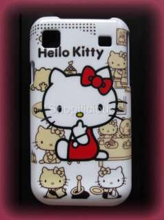 for SAMSUNG VIBRANT T959 (GALAXY S): HELLO KITTY SNAP ON HARD CASE 