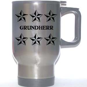   Gift   GRUNDHERR Stainless Steel Mug (black design) 