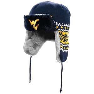  NCAA West Virginia Mountaineeres Team Trapper Knit: Sports 