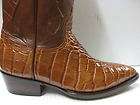 4000+LUCCHESE CLASSICS AMERICAN ALLIGATOR BELLY BIAS CUT BOOTS   9 2E 