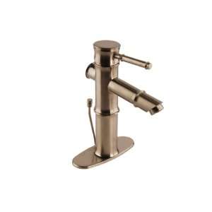 Fountain Cove Bamboo Style Centerset Bathroom Faucet, Brushed Nickel 