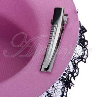 Party Wedding DIY Hair Clip Fascinator Mini Top Hat Hot  