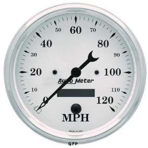 Auto Meter 1689 Old Tyme White 5 120 mph Electric Programmable 
