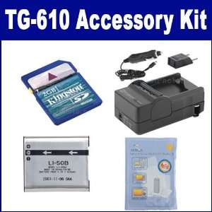 Olympus TG 610 Digital Camera Accessory Kit includes ZELCKSG Care 