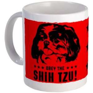  Obey the Shih Tzu Rescue Mug by CafePress: Kitchen 