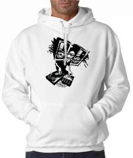 Electronica DJ Dubstep Turntable 50/50 Pullover Hoodie  