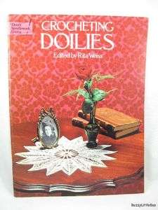 Crocheting Doilies by Rita Weiss ~ Dover Needlework Series ~ 47 pages 