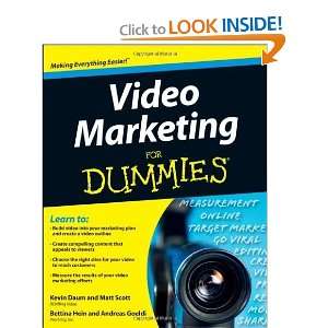 Video Marketing For Dummies [Paperback] Kevin Daum Books
