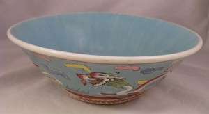 Chinese dragon turquoise bowl Tongzhi mark  