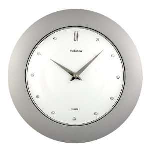  Timekeeper Products LLC 11 Inch Silver Wall Clock: Home 
