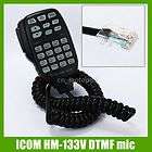 ICOM HM 133V DTMF mic fit IC 2200H IC V8000 Car Radio Blk