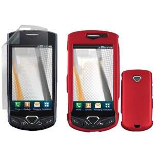  iNcido Brand Samsung GEM i100 Combo Rubber Red Protective 
