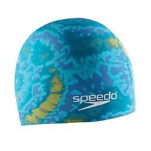  Speedo Cosmic Explosion Silicone Swim Cap Sports 