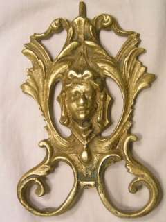 Antique Gilt Bronze Figure, Furniture Ornament. 1900s  
