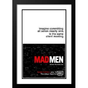  Mad Men (TV) 32x45 Framed and Double Matted TV Poster   Style 