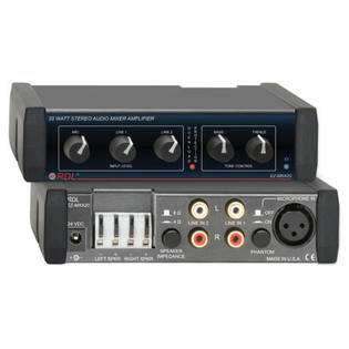 Radio Design Labs New Ez Series 20 Watt Stereo Audio Mixer Two Channel 