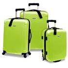   pc Lightweight Hard Shell Spinner Luggage Set in Apple Green at 