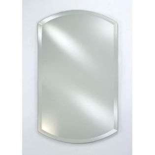   16 in.x 26 in.Double Arch Top Frameless Beveled Mirror 