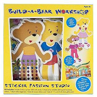 Workshop Paper Dolls Sticker Fashion  Build A Bear For the Home Kids 