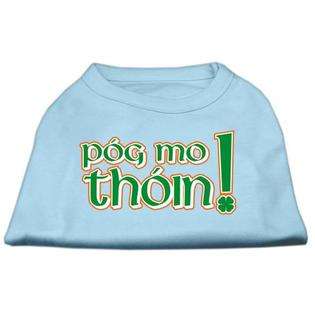 DSD Pog Mo Thoin Screen Print Shirt Baby Blue XXL (18) at 