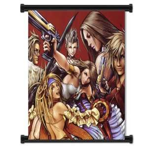  Final Fantasy X 2 Game Fabric Wall Scroll Poster (16x17 