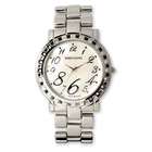 Jewelry Adviser Watches Ladies Simon Chang IP plated CZ Bezel Mother 