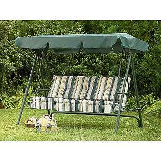Person Swing With Canopy  Garden Oasis Outdoor Living Patio 