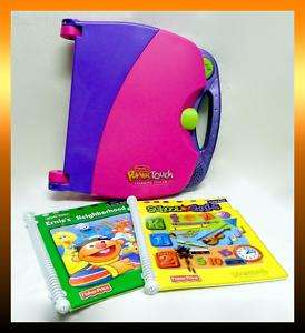 Fisher Price POWER TOUCH Pink Learning System w Books  