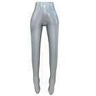 Inflatable Female Half Body Legs Form Silver Mannequin ~