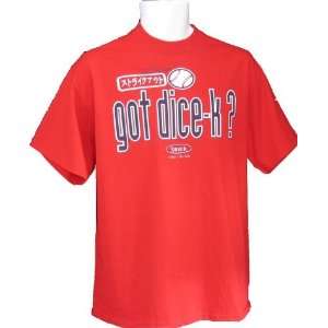    Mens Boston Red Sox got Dice K? S/S Red Tee: Sports & Outdoors