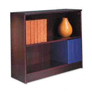  Bookcase, Premium Grade, 30H, 2 Shelf, Mahogany AEL15412 