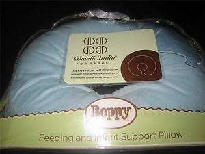   Studio ZOO Blue BOPPY Baby Feeding Support Pillow NIP Giraffe Rhino