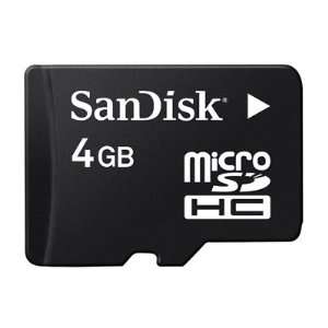  Sandisk Micro Sdhc Memory Card 4gb 