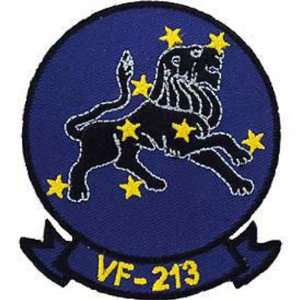  U.S. Navy VF 213 Strike Fighter Squadron Patch Black 